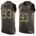 Wholesale Cheap Nike Buccaneers #93 Gerald McCoy Green Men's Stitched NFL Limited Salute To Service Tank Top Jersey