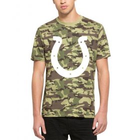 Wholesale Cheap Men\'s Indianapolis Colts \'47 Camo Alpha T-Shirt