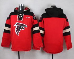 Wholesale Cheap Nike Falcons Blank Red Player Pullover NFL Hoodie