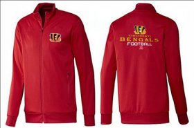 Wholesale Cheap NFL Cincinnati Bengals Victory Jacket Red