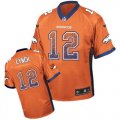 Wholesale Cheap Nike Broncos #12 Paxton Lynch Orange Team Color Men's Stitched NFL Elite Drift Fashion Jersey