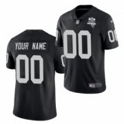Wholesale Cheap Men's Black Las Vegas Raiders Custom 2020 Inaugural Season Vapor Limited Stitched Football Jersey