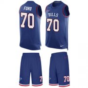 Wholesale Cheap Nike Bills #70 Cody Ford Royal Blue Team Color Men's Stitched NFL Limited Tank Top Suit Jersey
