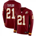 Wholesale Cheap Nike Redskins #21 Sean Taylor Burgundy Red Team Color Men's Stitched NFL Limited Therma Long Sleeve Jersey
