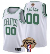 Wholesale Cheap Men's Boston Celtics Active Player Custom White 2022 Finals Stitched Basketball Jersey