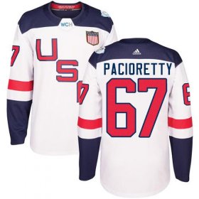 Wholesale Cheap Team USA #67 Max Pacioretty White 2016 World Cup Stitched Youth NHL Jersey