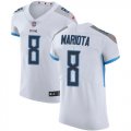 Wholesale Cheap Nike Titans #8 Marcus Mariota White Men's Stitched NFL Vapor Untouchable Elite Jersey