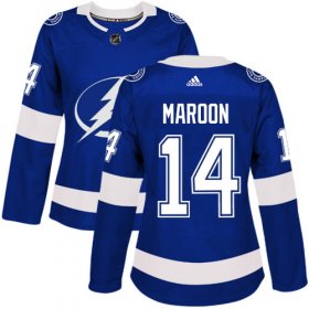 Cheap Adidas Lightning #14 Pat Maroon Blue Home Authentic Women\'s Stitched NHL Jersey