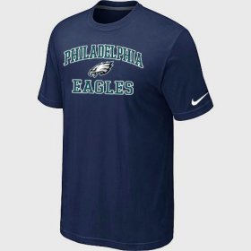 Wholesale Cheap Nike NFL Philadelphia Eagles Heart & Soul NFL T-Shirt Midnight Blue