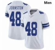 Wholesale Cheap Men Dallas Cowboys #48 Daryl Johnston Nike Vapor White Limited Jersey