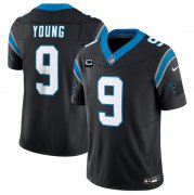 Wholesale Cheap Men's Carolina Panthers #9 Bryce Young Black 2023 F.U.S.E. With 1-Star C Patch Vapor Untouchable Football Stitched Jersey