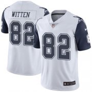 Wholesale Cheap Nike Cowboys #82 Jason Witten White Youth Stitched NFL Limited Rush Jersey