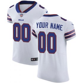 Wholesale Cheap Nike Buffalo Bills Customized White Stitched Vapor Untouchable Elite Men\'s NFL Jersey
