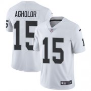 Wholesale Cheap Nike Raiders #15 Nelson Agholor White Youth Stitched NFL Vapor Untouchable Limited Jersey