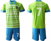 Wholesale Cheap Men 2020-2021 club Seattle Sounders home 7 green Soccer Jerseys