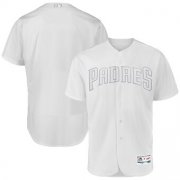 Wholesale Cheap San Diego Padres Blank Majestic 2019 Players' Weekend Flex Base Authentic Team Jersey White