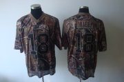 Wholesale Cheap Seahawks #18 Sidney Rice Camouflage Realtree Embroidered NFL Jersey