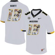 Wholesale Cheap Missouri Tigers 13 Kam Scott White Nike Fashion College Football Jersey