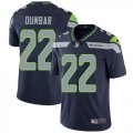 Wholesale Cheap Nike Seahawks #22 Quinton Dunbar Steel Blue Team Color Men's Stitched NFL Vapor Untouchable Limited Jersey