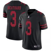 Wholesale Cheap Nike 49ers #3 C.J. Beathard Black Alternate Men's Stitched NFL Vapor Untouchable Limited Jersey
