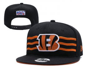 Wholesale Cheap Bengals Team Logo Black 2019 Draft Adjustable Hat YD