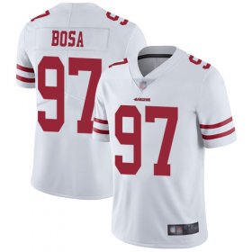 Wholesale Cheap Nike 49ers #97 Nick Bosa White Men\'s Stitched NFL Vapor Untouchable Limited Jersey