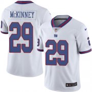Wholesale Cheap Nike Giants #29 Xavier McKinney White Men's Stitched NFL Limited Rush Jersey