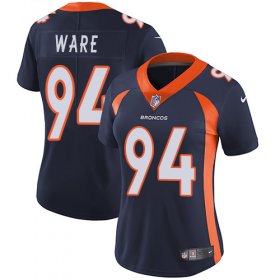 Wholesale Cheap Nike Broncos #94 DeMarcus Ware Blue Alternate Women\'s Stitched NFL Vapor Untouchable Limited Jersey