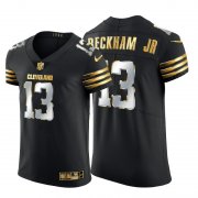 Wholesale Cheap Cleveland Browns #13 Odell Beckham Jr. Men's Nike Black Edition Vapor Untouchable Elite NFL Jersey