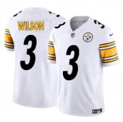 Cheap Men's Pittsburgh Steelers #3 Russell Wilson White F.U.S.E. Vapor Untouchable Limited Football Stitched Jersey