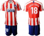Wholesale Cheap Atletico Madrid #18 Diego Costa Home Soccer Club Jersey