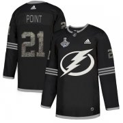 Cheap Adidas Lightning #21 Brayden Point Black Authentic Classic 2020 Stanley Cup Champions Stitched NHL Jersey