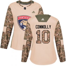 Wholesale Cheap Adidas Panthers #10 Brett Connolly Camo Authentic 2017 Veterans Day Women\'s Stitched NHL Jersey