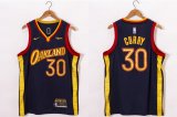 Wholesale Cheap Men's Golden State Warriors #30 Stephen Curry Black NEW 2021 Nike City Edition Stitched Jersey With Sponsor Logo