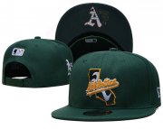 Wholesale Cheap Oakland Athletics Stitched Snapback Hats 012