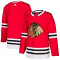Wholesale Cheap Adidas Blackhawks Blank Red Home Authentic Stitched NHL Jersey