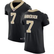 Wholesale Cheap Nike Saints #7 Morten Andersen Black Team Color Men's Stitched NFL Vapor Untouchable Elite Jersey