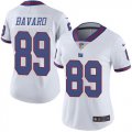 Wholesale Cheap Nike Giants #89 Mark Bavaro White Women's Stitched NFL Limited Rush Jersey