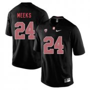 Wholesale Cheap Stanford Cardinal 24 Quenton Meeks Blackout College Football Jersey