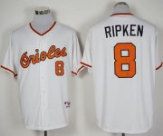 Wholesale Cheap Orioles #8 Cal Ripken White 1966 Turn Back The Clock Stitched MLB Jersey