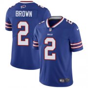 Wholesale Cheap Nike Bills #2 John Brown Royal Blue Team Color Men's Stitched NFL Vapor Untouchable Limited Jersey