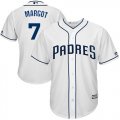 Wholesale Cheap Padres #7 Manuel Margot White New Cool Base Stitched MLB Jersey