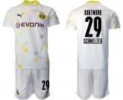 Wholesale Cheap Men 2020-2021 club Dortmund Second away 29 white Soccer Jerseys