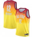 Cheap Men's 2023 All-Star #12 Ja Morant Orange Game Swingman Stitched Basketball Jersey
