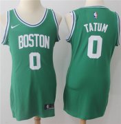 Wholesale Cheap Nike Boston Celtics #0 Jayson Tatum Green Women's NBA Swingman Icon Edition Jersey