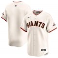 Cheap Men's San Francisco Giants Blank Cream Home Limited Stitched Baseball Jersey