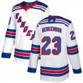 Wholesale Cheap Adidas Rangers #23 Jeff Beukeboom White Away Authentic Stitched NHL Jersey