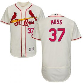 Wholesale Cheap Cardinals #37 Brandon Moss Cream Flexbase Authentic Collection Stitched MLB Jersey