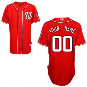 Wholesale Cheap Nationals Authentic Red 2011 Cool Base MLB Jersey (S-3XL)