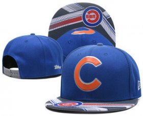 Wholesale Cheap MLB Chicago Cubs Snapback Ajustable Cap Hat GS